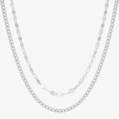 Fine Jewelry Womens 2-pc. Necklace Set In White