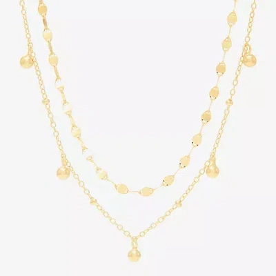 Fine Jewelry Womens 2-pc. Necklace Set In Yellow