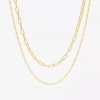 Fine Jewelry Womens 2-pc. Necklace Set In Yellow