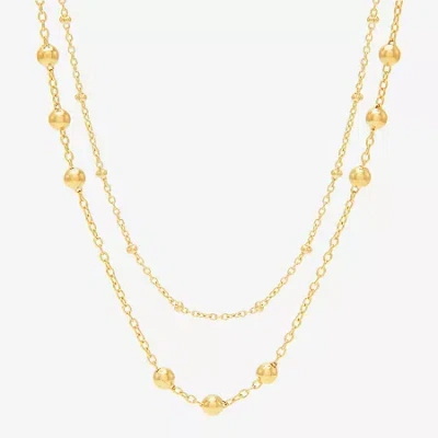 Fine Jewelry Womens 2-pc. Necklace Set In Yellow