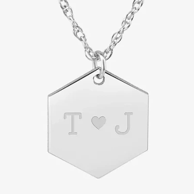 Fine Jewelry Womens 24k Gold Over Silver 18 Inch Pendant Necklace In White