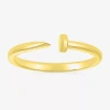Fine Jewelry Womens 4mm 10k Gold Band In Gold