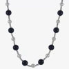 Fine Jewelry Womens Black Onyx Strand Necklace In Transparent