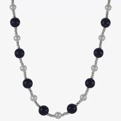Fine Jewelry Womens Black Onyx Strand Necklace In Transparent