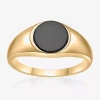 Fine Jewelry Womens Genuine Black Onyx Sterling Silver Round Cocktail Ring In Multi