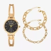 Fine Jewelry Womens Gold Tone Bracelet Watch A1974g-22-g27 In Gold