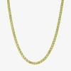 Fine Jewelry Womens Green Peridot 18k Gold Over Silver Tennis Necklace In Transparent