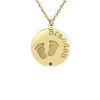 Fine Jewelry Womens Personalized 14k Gold Pendant Necklace In Yellow