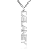 Fine Jewelry Womens Personalized Gold Pendant Necklace In White