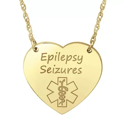 Fine Jewelry Womens Personalized Gold Pendant Necklace In Yellow