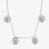 Fine Jewelry Womens Sterling Silver 16 Inch Name Necklace In Transparent