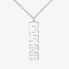Fine Jewelry Womens Sterling Silver 18 Inch Pendant Necklace In White