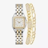 Fine Jewelry Womens Two Tone Bracelet Watch A0635s-22-e34 In Multi