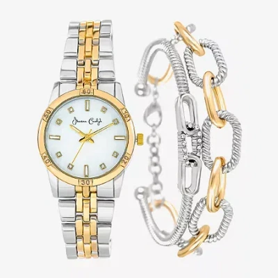 Fine Jewelry Womens Two Tone Bracelet Watch A1972s-22-e34 In Transparent