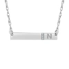 Fine Jewelry Womens White Diamond Accent 10k White Gold Pendant Necklace In White