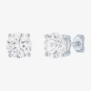 Fine Jewelry Yes Please! 2.5 Ct.t.w. Lab-created White Sapphire Stud Earrings In Sterling Silver In Transparent