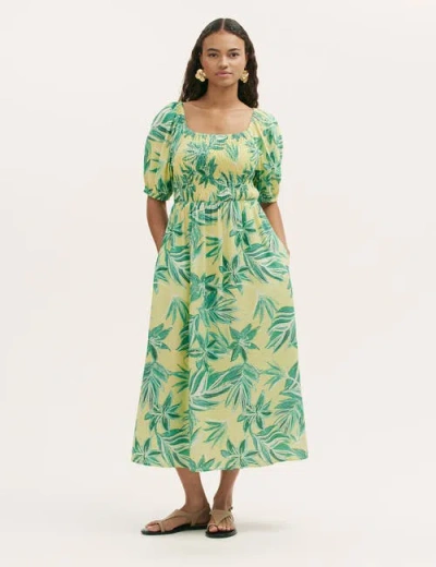 Finery London Enzo Short Sleeve Floral Midi Dress