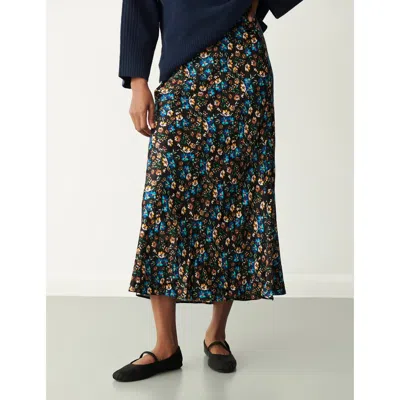 Finery London Mandy Floral Midi Skirt In Multi