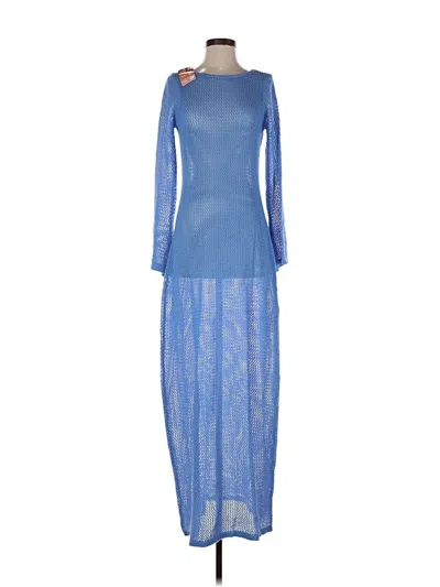 Pre-owned Finesse Casual Dress In Blue