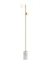 Finesse Décor Anechdoche Dimmable 2 Led Lights Floor Lamp In White