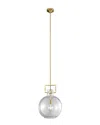 Finesse Décor Atlas Pendant Metal Acrylic Led Light In White