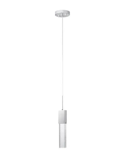 Finesse Decor Sparkling Night Crystal Pendant In Silver