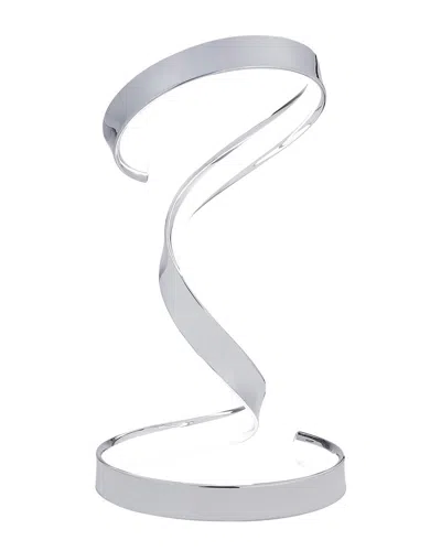 Finesse Decor Hamburg Chrome Table Lamp In Silver