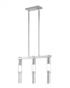 Finesse Decor Harmony 3 Light Chandelier In Silver