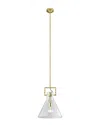 Finesse Décor Helios Pendant Metal Acrylic Led Light In Gold