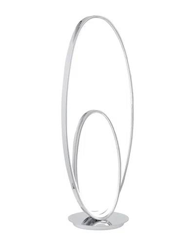 Finesse Decor Milan Chrome Table Lamp In Silver