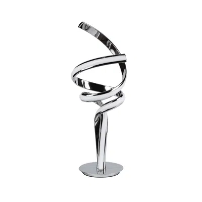 Finesse Decor Munich Chrome Table Lamp In Silver
