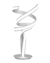 Finesse Decor Munich Silver Table Lamp In Silver