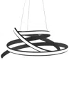 Finesse Decor Oslo Led Chandelier In Black
