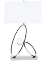 Finesse Decor Ovals In Crystal Table Lamp In Silver