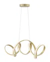 Finesse Decor Seville Led Chandelier In Gold