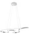 Finesse Decor Shanghai Led Adjustable Chandelier In Silver