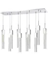 Finesse Decor Sparkling Night Chandelier In Silver