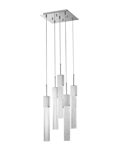 Finesse Decor Sparkling Night Chandelier In Silver