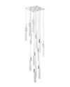 Finesse Decor Sparkling Night Chandelier In Silver