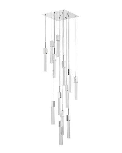 Finesse Decor Sparkling Night Chandelier In Silver