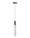 Finesse Decor Sparkling Night Cylinder Pendant In Silver