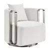 FINESSE DECOR THE MARVEL CONTEMPORARY SWIVEL ACCENT CHAIR
