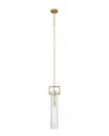 Finesse Décor Zeus Pendant Metal Acrylic Led Light In Gold