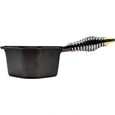 Finex 1 Quart Cast Iron Sauce Pot In Black