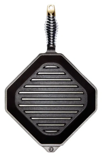 Finex 10-inch Cast Iron Grill Pan In Brown