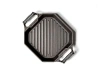 Finex Cast Iron 12'' Double Handle Grill Pan In Black