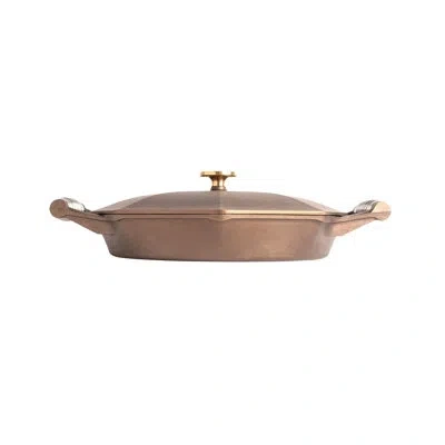 Finex 14 Inch Cast Iron Skillet & Lid In Oil Rubbed Bronze