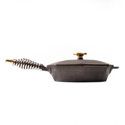 Finex Cast Iron Skillet & Lid In Black