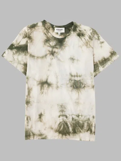 Finger In The Nose Nolan Safari Khaki Tie & Dye - T-shirt In Brown