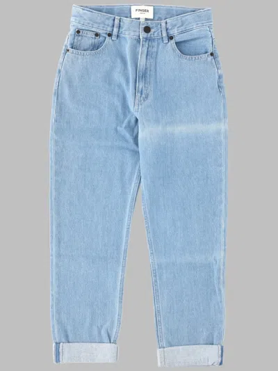 Finger In The Nose Ollibis Bleached Blue - 5-pocket Tapered Fit Jeans